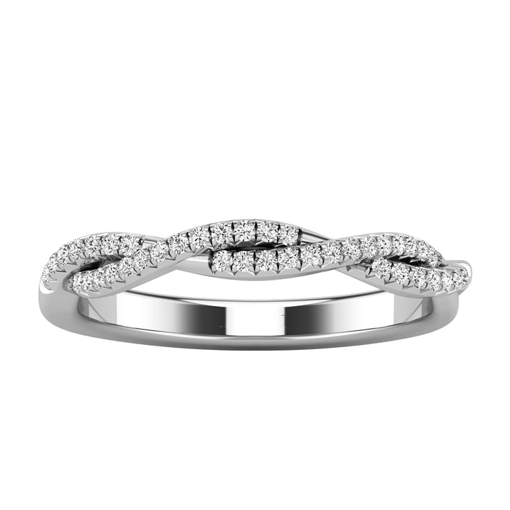 Diamond 1/5 Ct.Tw. Fashion Ring in 10K White Gold