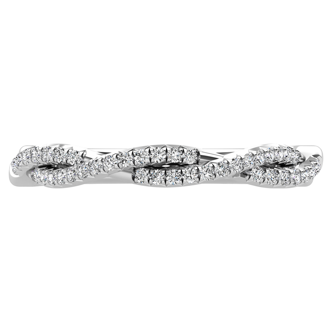 Diamond 1/5 Ct.Tw. Fashion Ring in 10K White Gold