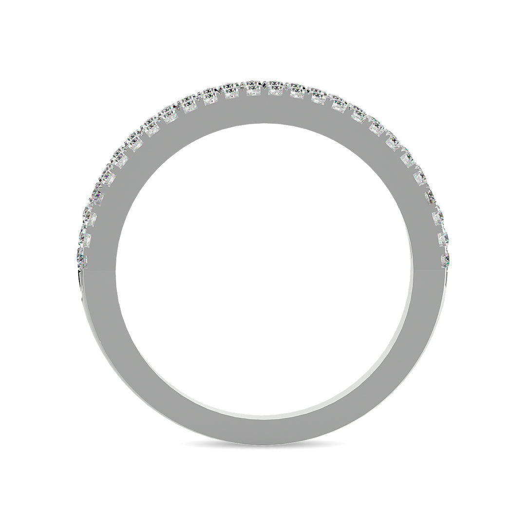 Diamond 1 Ct.tw Machine Band in 14K White Gold