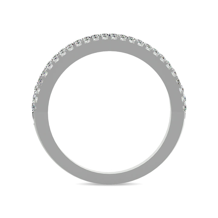 Diamond 1 Ct.tw Machine Band in 14K White Gold