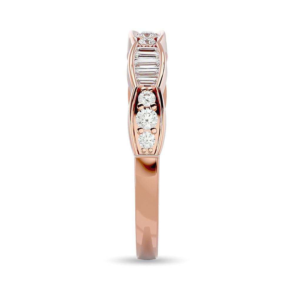 Diamond 1/3 Ct.tw Band in 14K Rose Gold