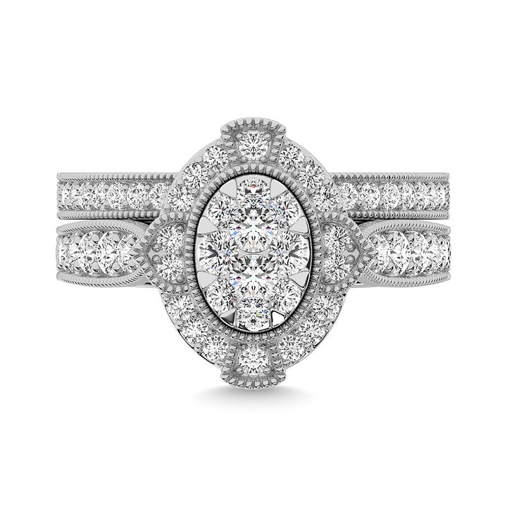 Diamond 1 1/5 Ct.Tw. Bridal Ring in 14K White Gold