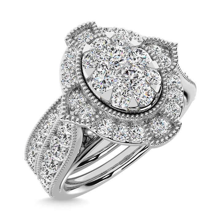 Diamond 1 1/5 Ct.Tw. Bridal Ring in 14K White Gold
