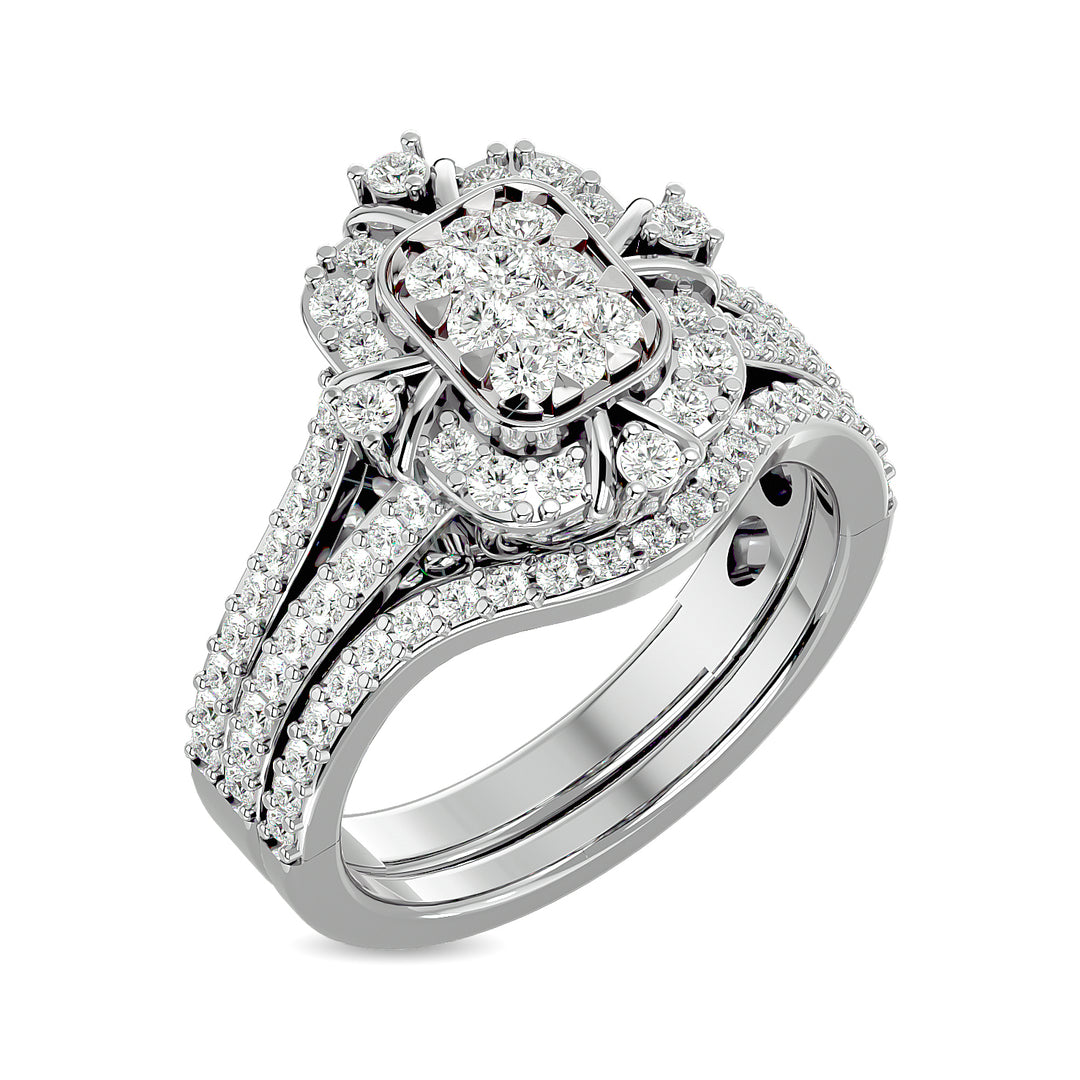 Diamond 1 Ct.tw Bridal Ring in 14K White Gold