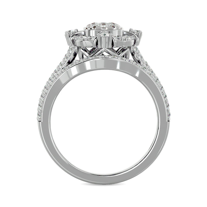 Diamond 1 Ct.tw Bridal Ring in 14K White Gold