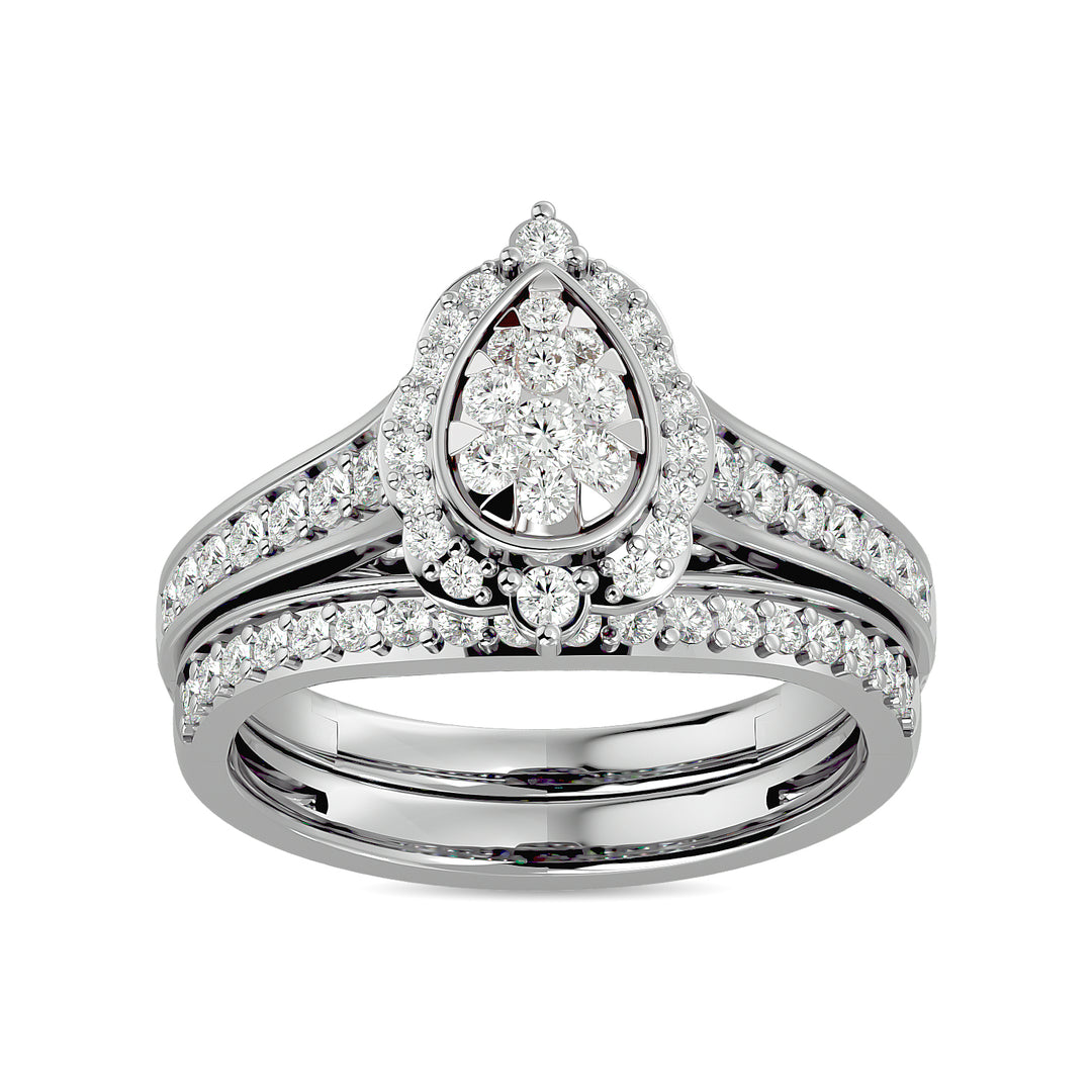 Diamond 1 Ct.tw Bridal Ring in 14K White Gold