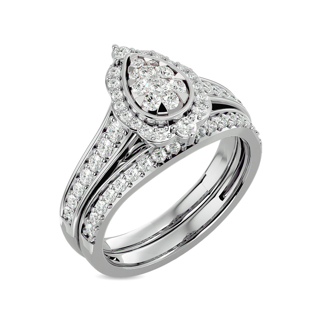 Diamond 1 Ct.tw Bridal Ring in 14K White Gold