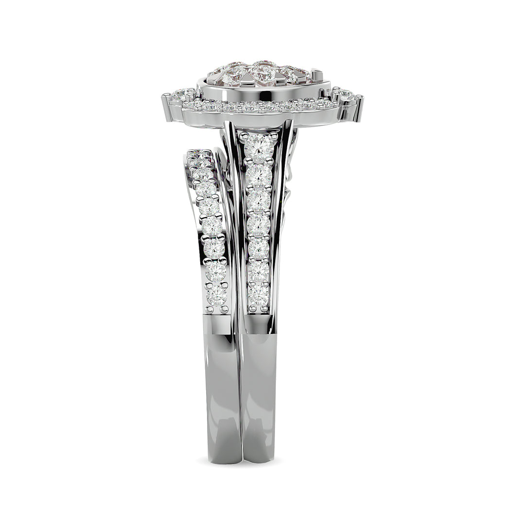 Diamond 1 Ct.tw Bridal Ring in 14K White Gold