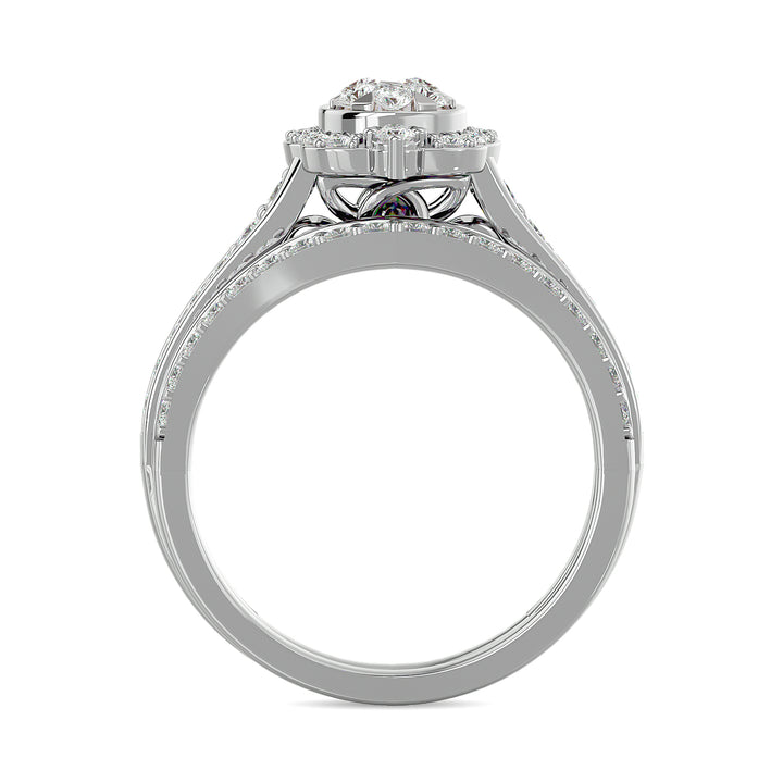 Diamond 1 Ct.tw Bridal Ring in 14K White Gold