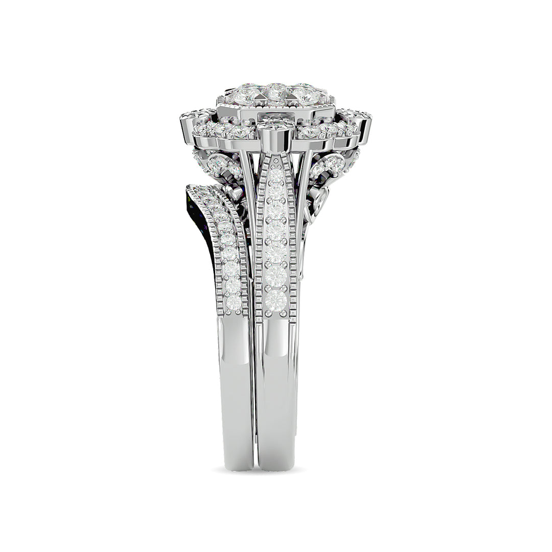Diamond 1 Ct.tw Bridal Ring in 14K White Gold