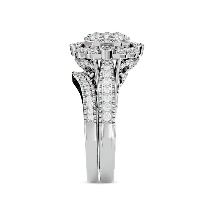 Diamond 1 Ct.tw Bridal Ring in 14K White Gold