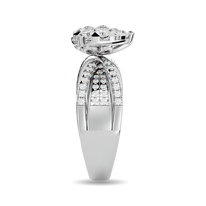 Diamond 1 Ct.tw Engagement Ring in 14K White Gold