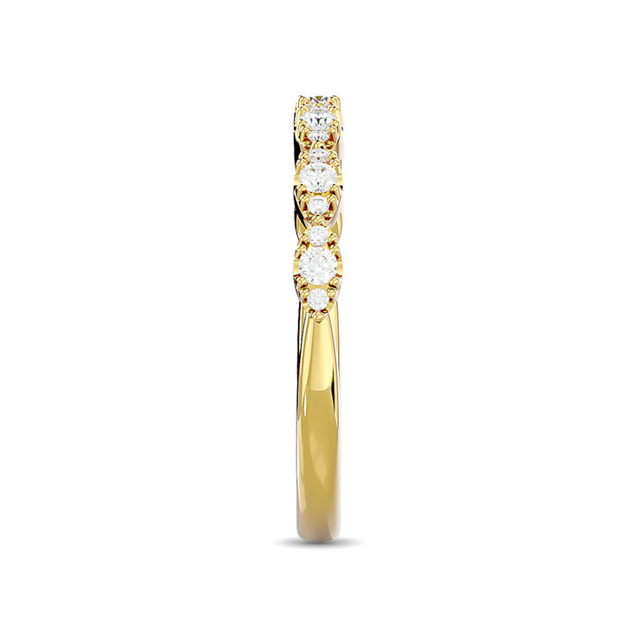 Diamond Stackable Band 1/5 Ct.tw in 14K Yellow Gold