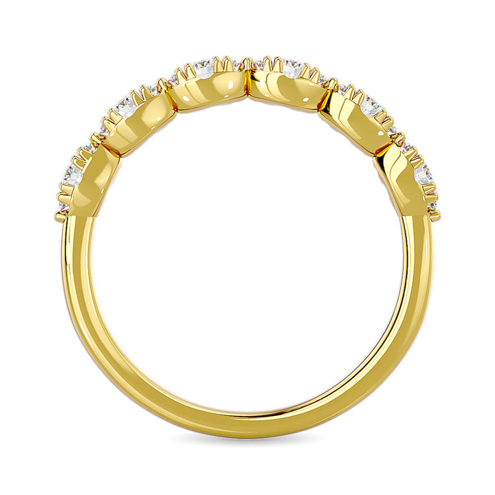Diamond Stackable Band 1/5 Ct.tw in 14K Yellow Gold