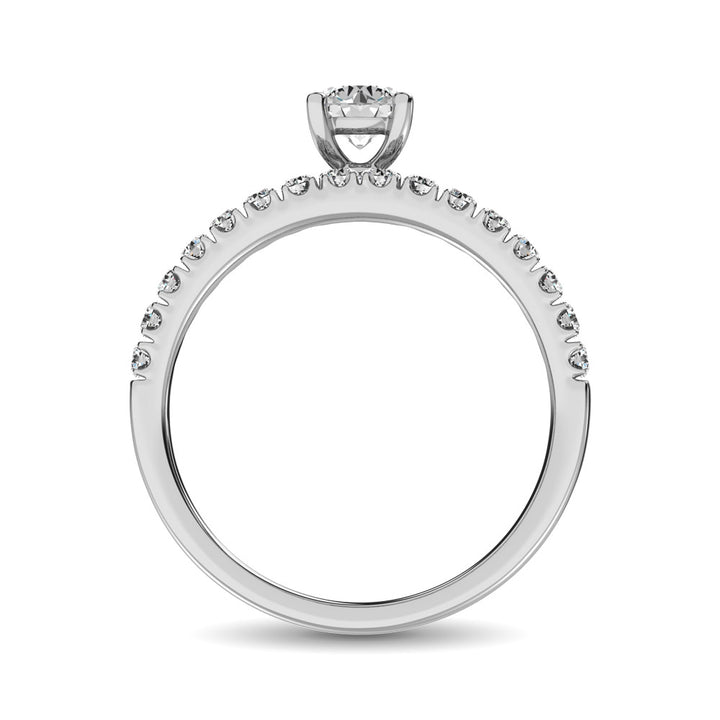 Diamond 1 Ct.Tw. Bridal Ring in 14K White Gold
