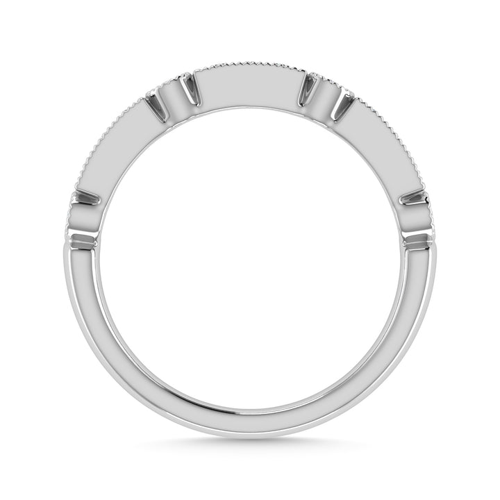 Diamond 1/4 Ct.Tw. Stack Band in 14K White Gold