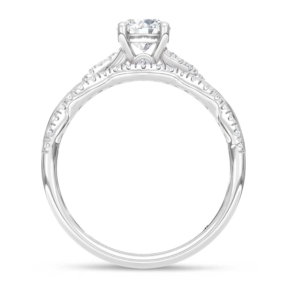Diamond 3/4 Ct.Tw. Bridal Ring in 14K White Gold