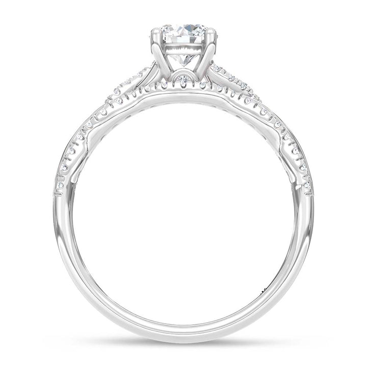 Diamond 3/4 Ct.Tw. Bridal Ring in 14K White Gold