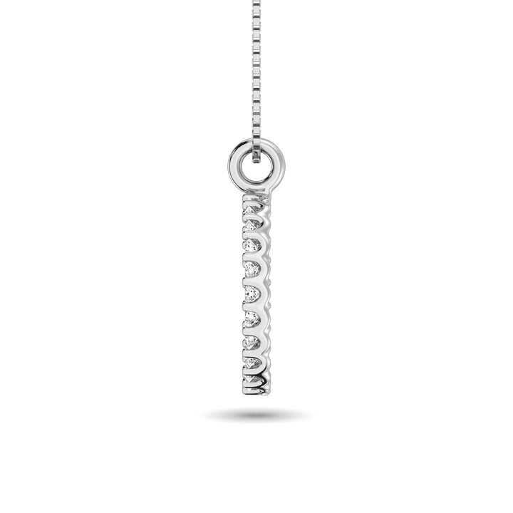 Diamond Circle Pendant 1/4 Ct.tw in 14K White Gold
