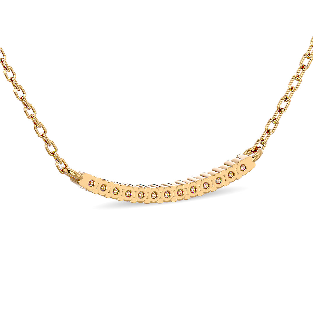 Diamond 1/6 Ct.tw Fashion Necklace  in 10K Yellow Gold