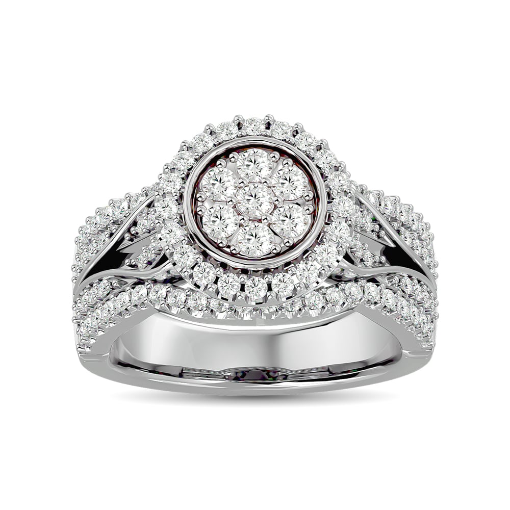 Diamond Engagement Ring 1 Ct.tw in 10K White Gold