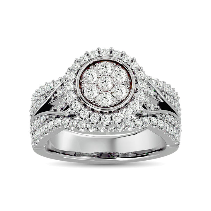 Diamond Engagement Ring 1 Ct.tw in 10K White Gold