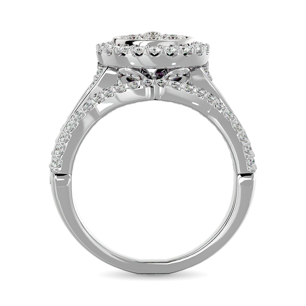 Diamond Engagement Ring 1 Ct.tw in 10K White Gold