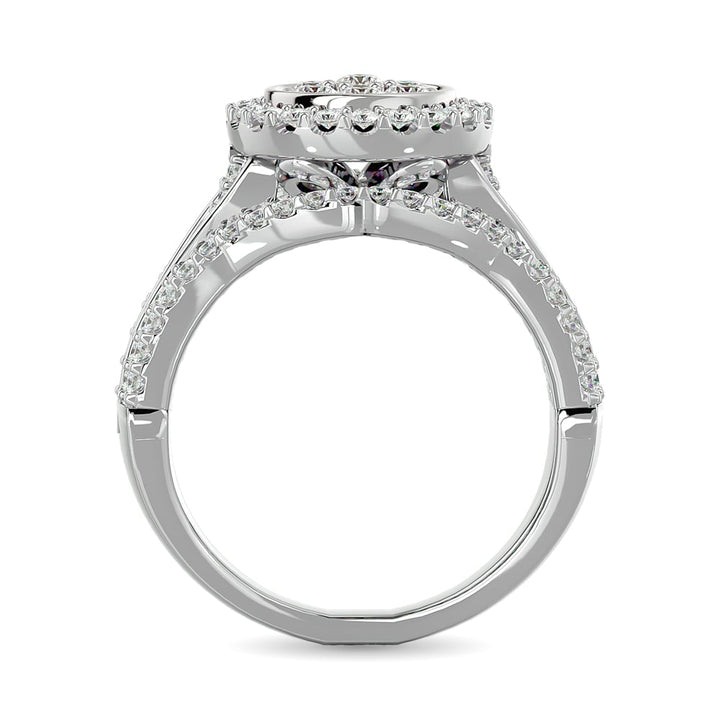 Diamond Engagement Ring 1 Ct.tw in 10K White Gold