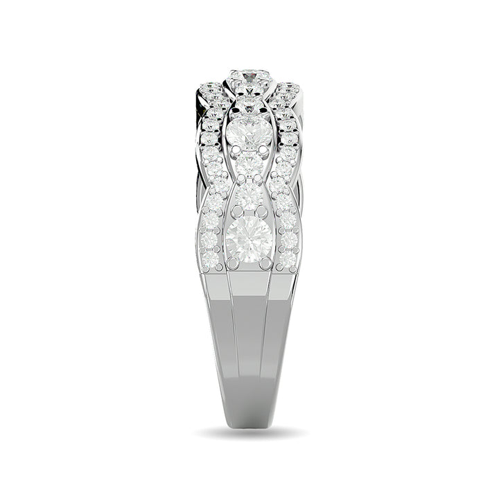 Diamond 7/8 Ct.tw Fashion Band in 14K White Gold