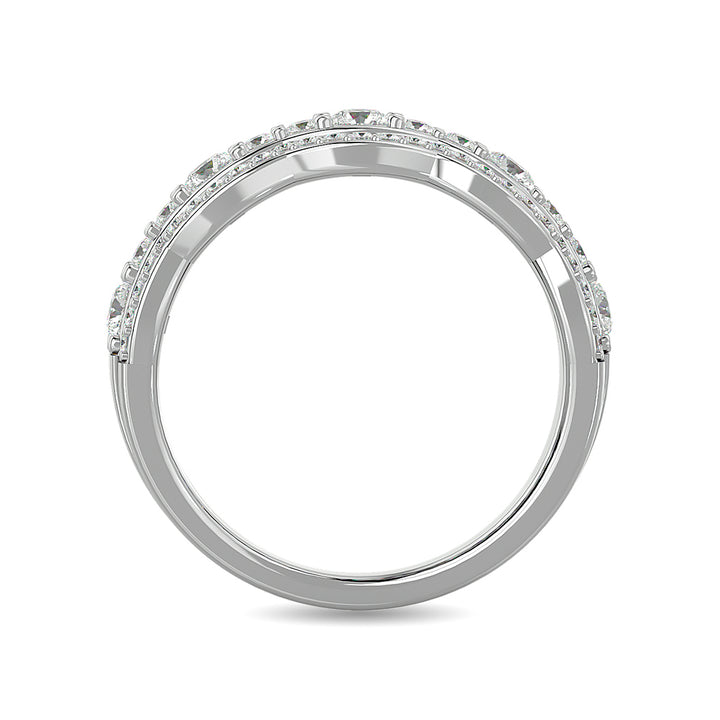 Diamond 7/8 Ct.tw Fashion Band in 14K White Gold