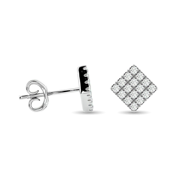 Diamond 1/3 Ct.tw Fashion Earrings in 10K White Gold