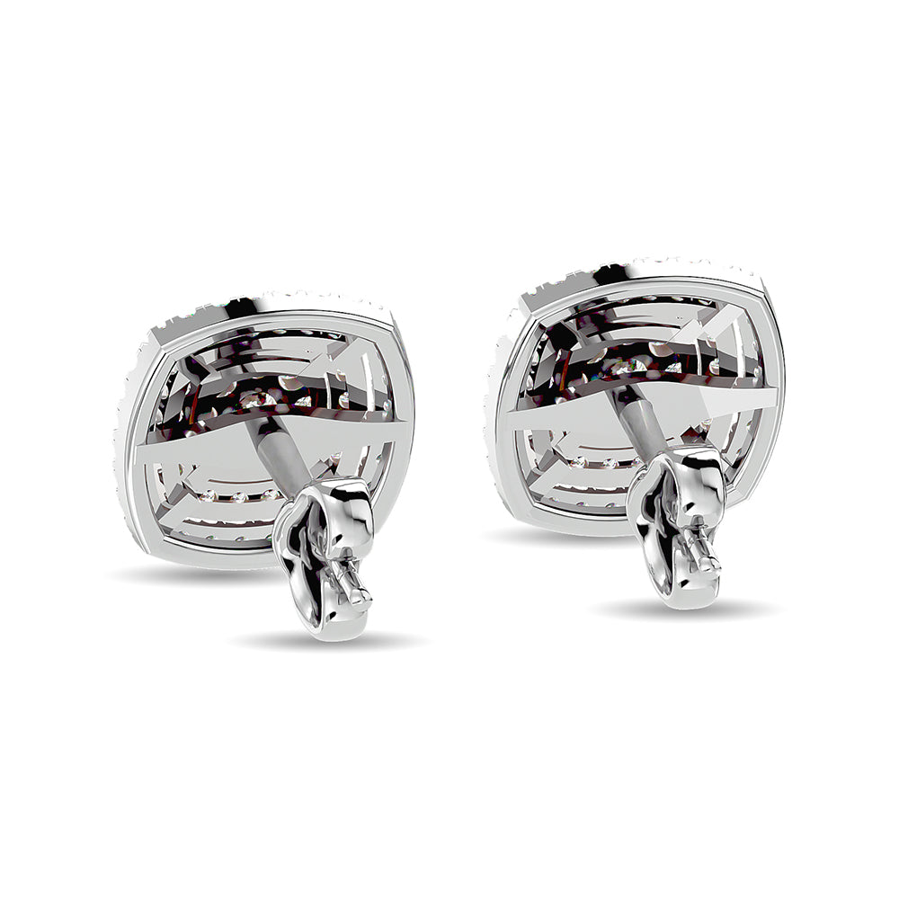 Diamond 5/8 Ct.tw Fashion Earrings in 10K White Gold