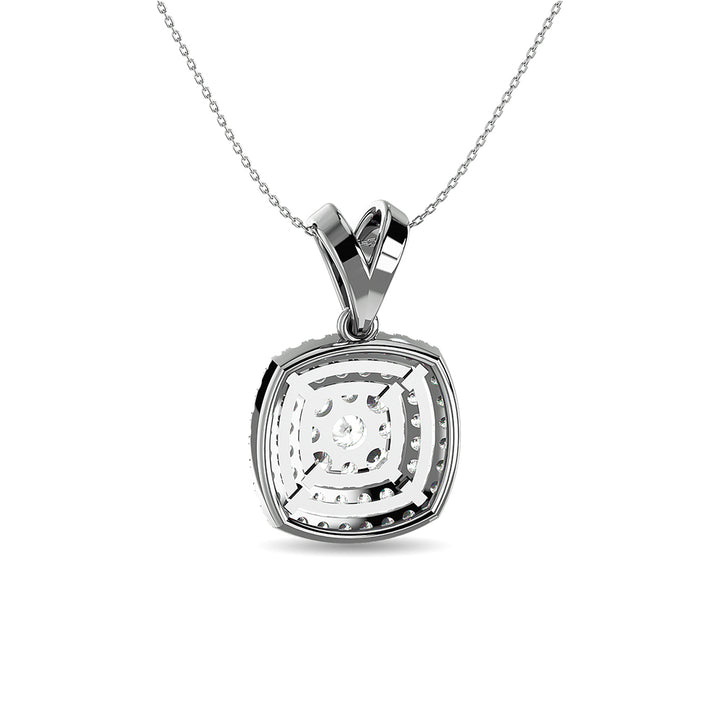 Diamond 1/2 Ct.tw Fashion Pendant in 14K White Gold