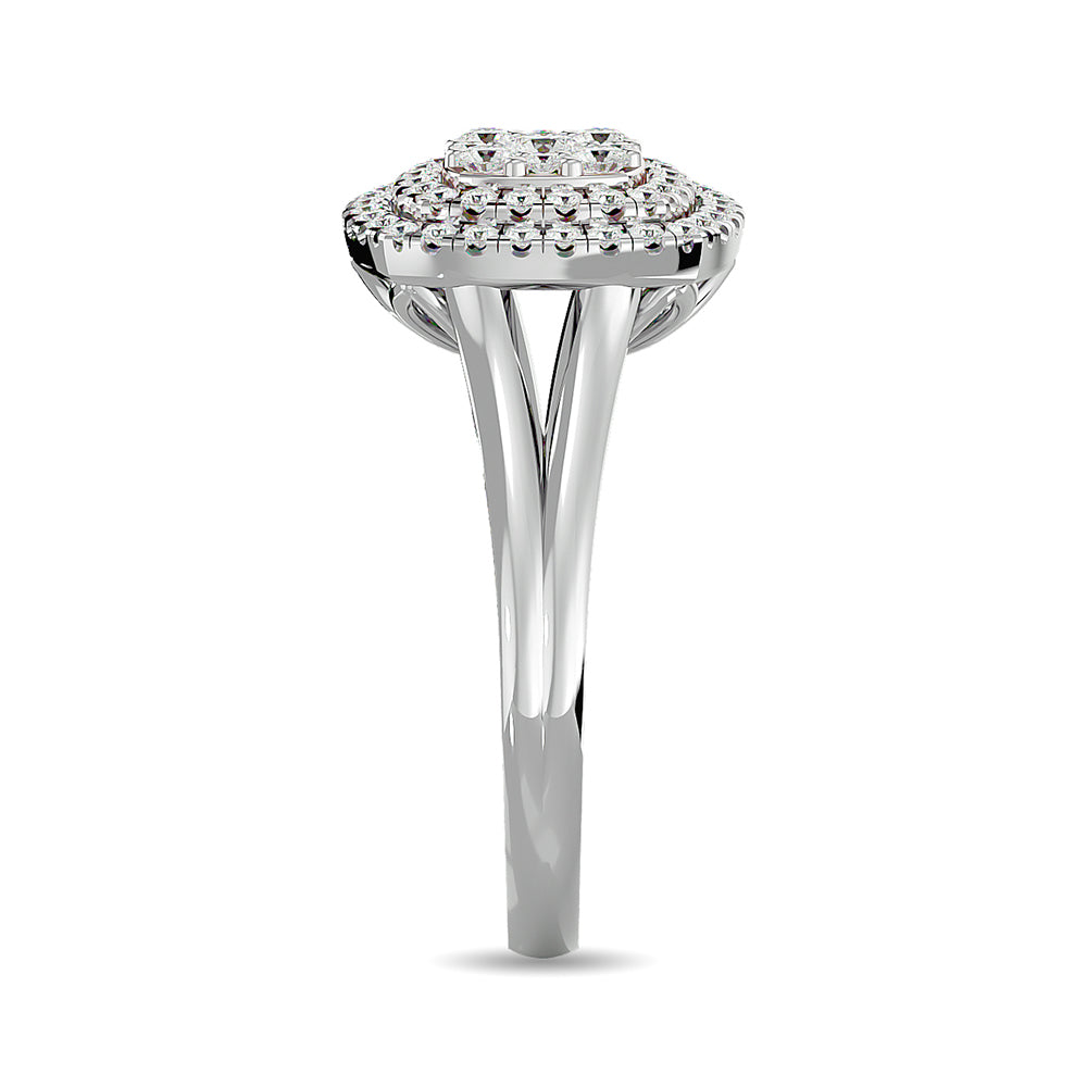 Diamond 1/2 Ct.tw Fashion Ring in 14K White Gold