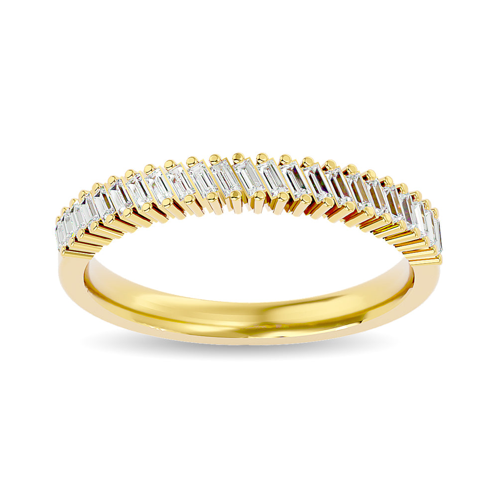 Diamond Ladies Band 1/4 Ct.tw in 14K Yellow Gold