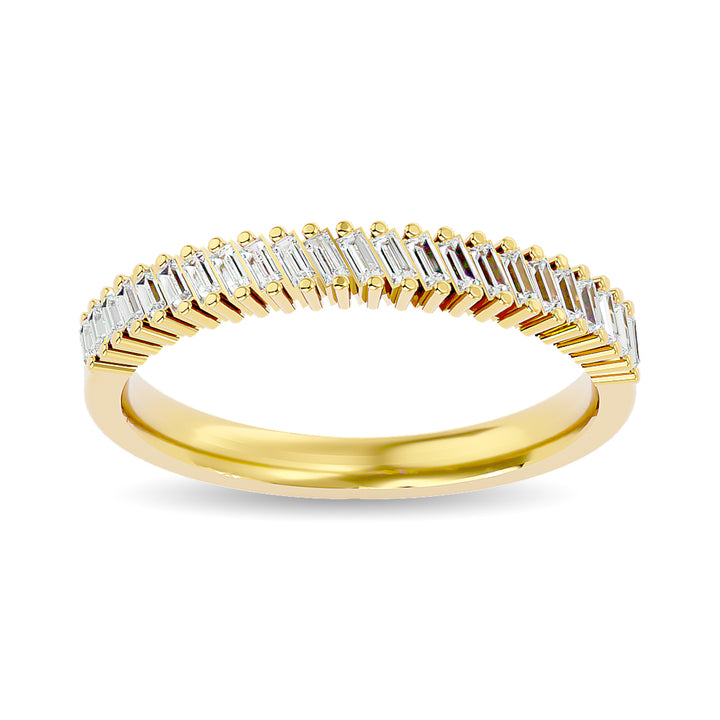 Diamond Ladies Band 1/4 Ct.tw in 14K Yellow Gold