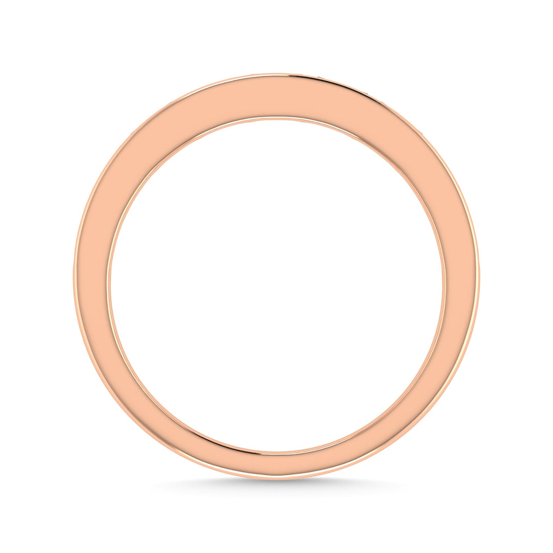 Diamond 3/8 Ct.Tw. Baguette Cut Anniversary Band in 14K Rose Gold