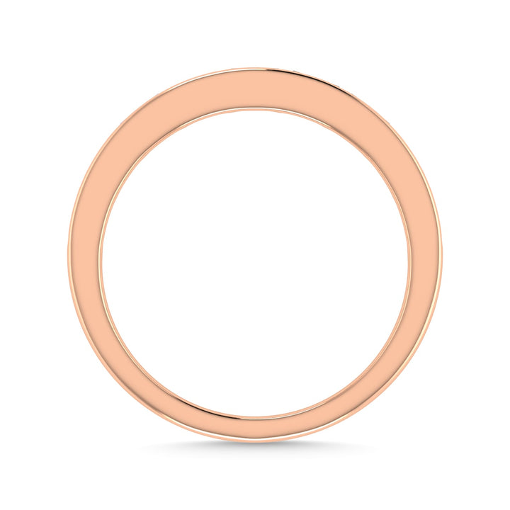 Diamond 3/8 Ct.Tw. Baguette Cut Anniversary Band in 14K Rose Gold