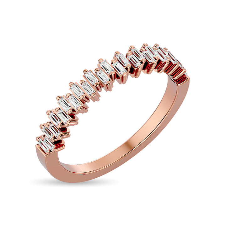 Diamond Ladies Band 1/4 Ct.tw in 14K Rose Gold