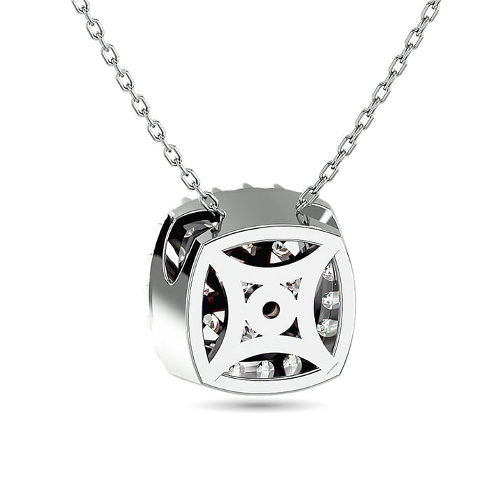 Diamond Round Shape Pendant 1/2 Ct.tw Round Cut in 14K White Gold