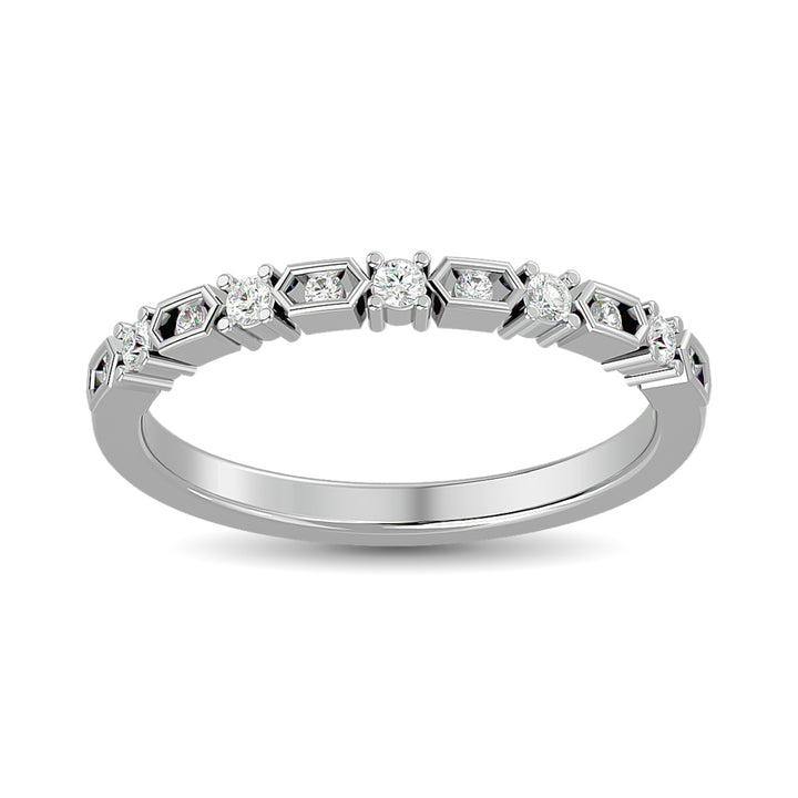 Diamond Stackable Band 1/6 Ct.tw in 14K White Gold