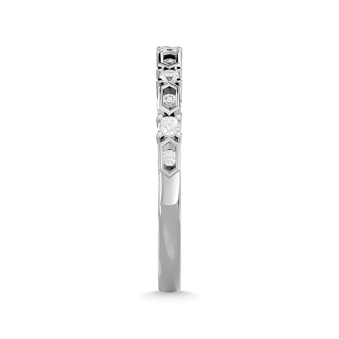 Diamond Stackable Band 1/6 Ct.tw in 14K White Gold