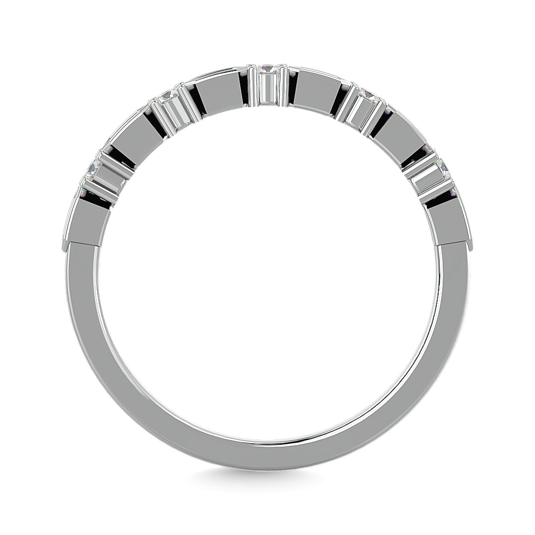 Diamond Stackable Band 1/6 Ct.tw in 14K White Gold