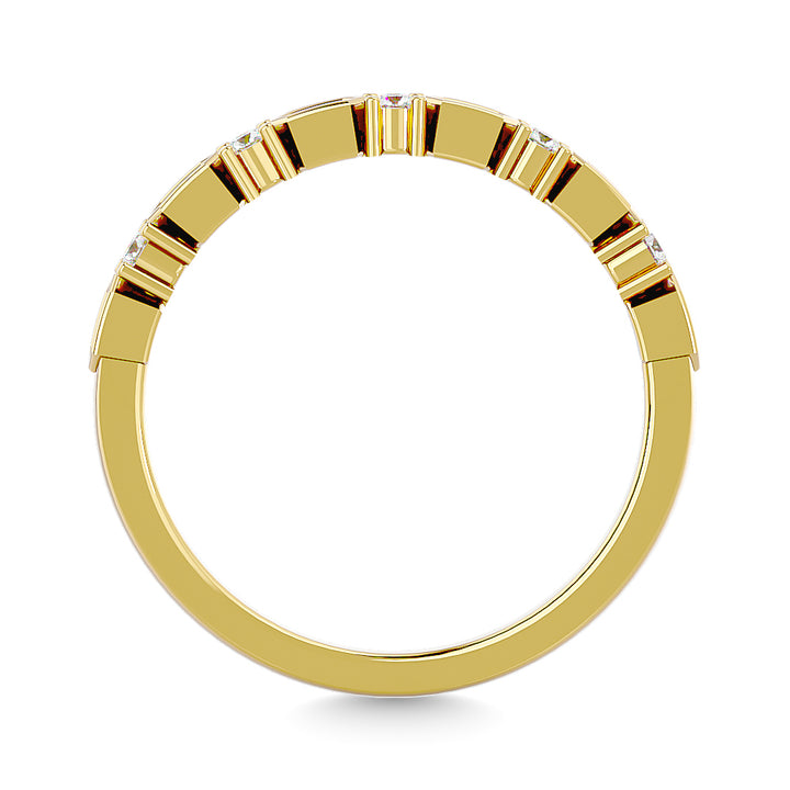 Diamond Stackable Band 1/6 Ct.tw in 14K Yellow Gold