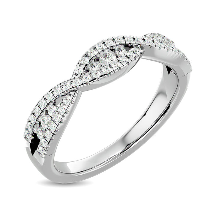 Diamond 1/3 Ct.tw Stackable band in 14K White Gold