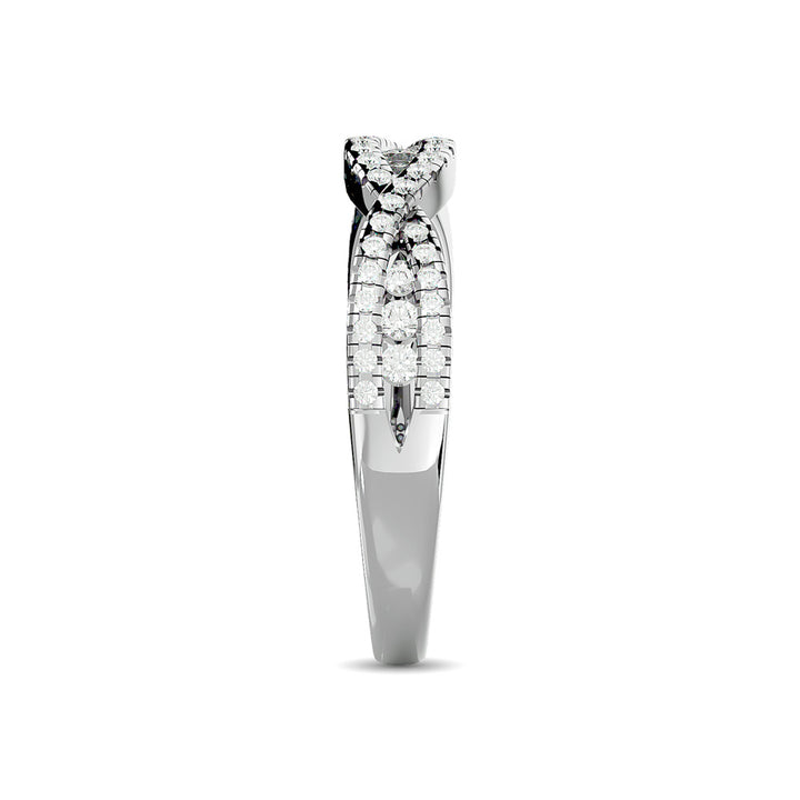 Diamond 1/3 Ct.tw Stackable band in 14K White Gold