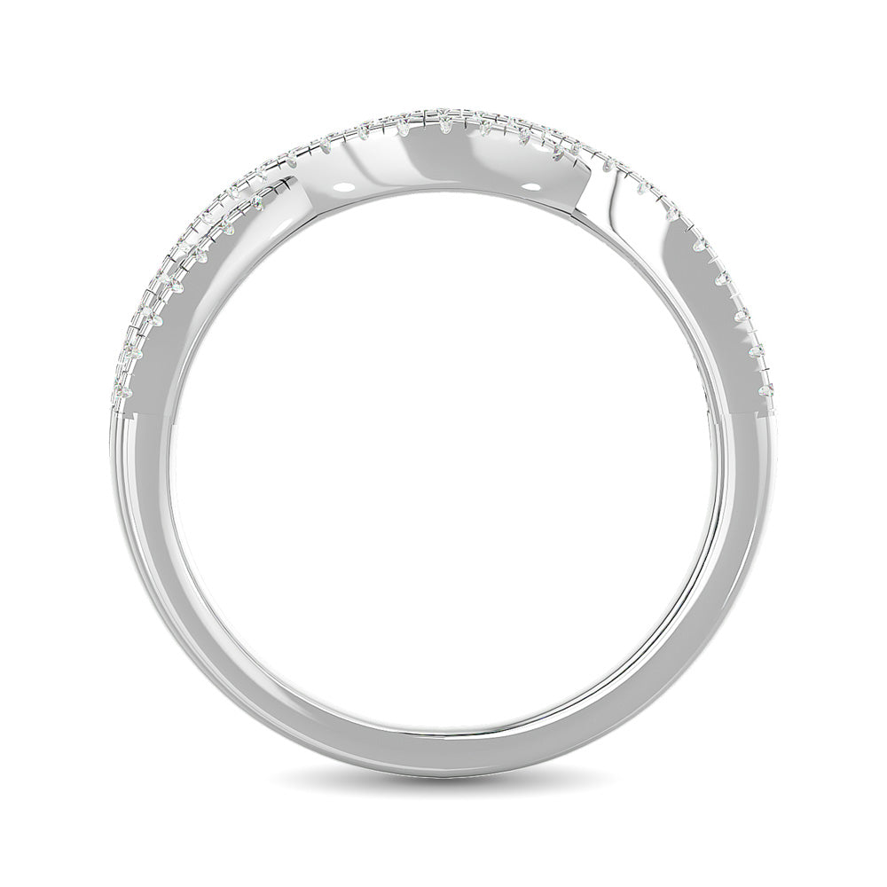 Diamond 1/3 Ct.tw Stackable band in 14K White Gold