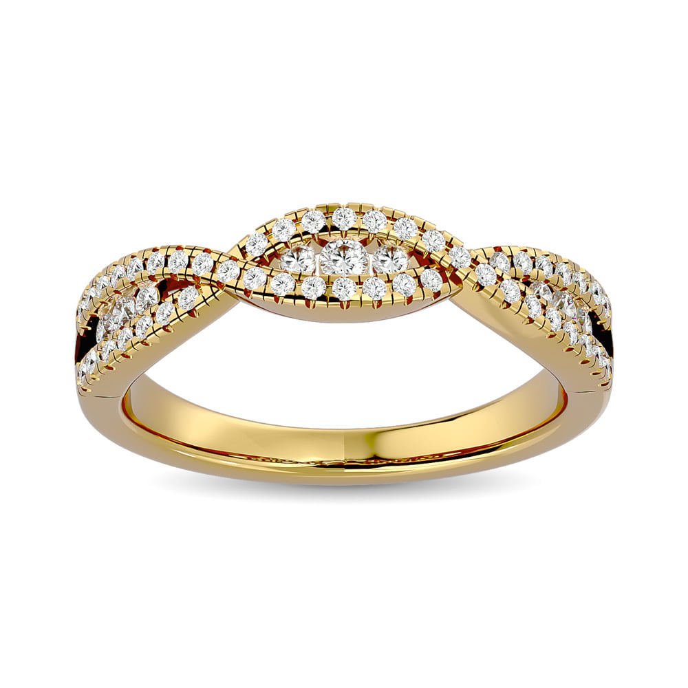 Diamond 1/3 ct tw Stackable band in 14K Yellow Gold