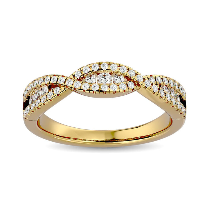 Diamond 1/3 ct tw Stackable band in 14K Yellow Gold