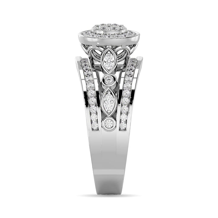 Diamond Engagement Ring 1/2 Ct.tw in 10K White Gold